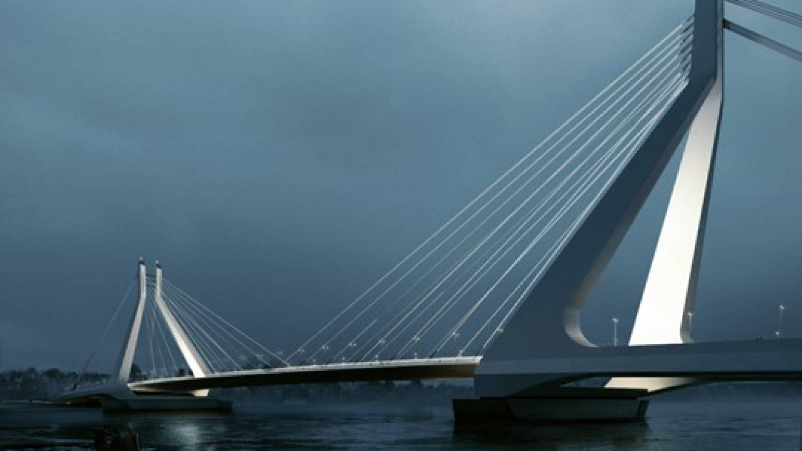 The New Danube Bridge (Galvani-Bridge) gained the building permit 