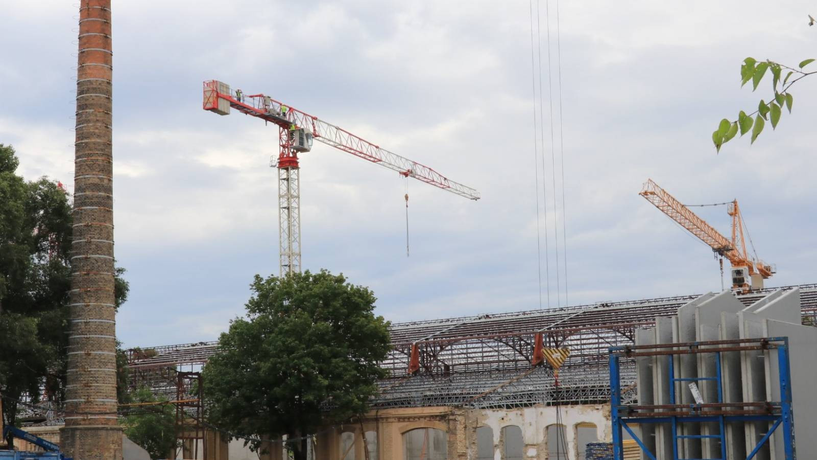 Újabb képek az Eiffel Műhelyház rekonstrukciójáról 